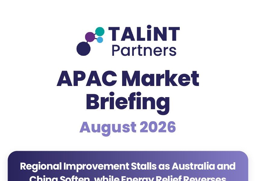 Cover of the APAC Market Briefing for August 2026