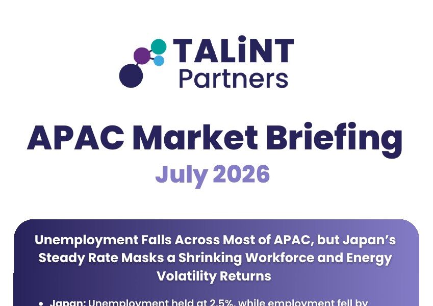 Cover of the APAC Market Briefing for July 2026