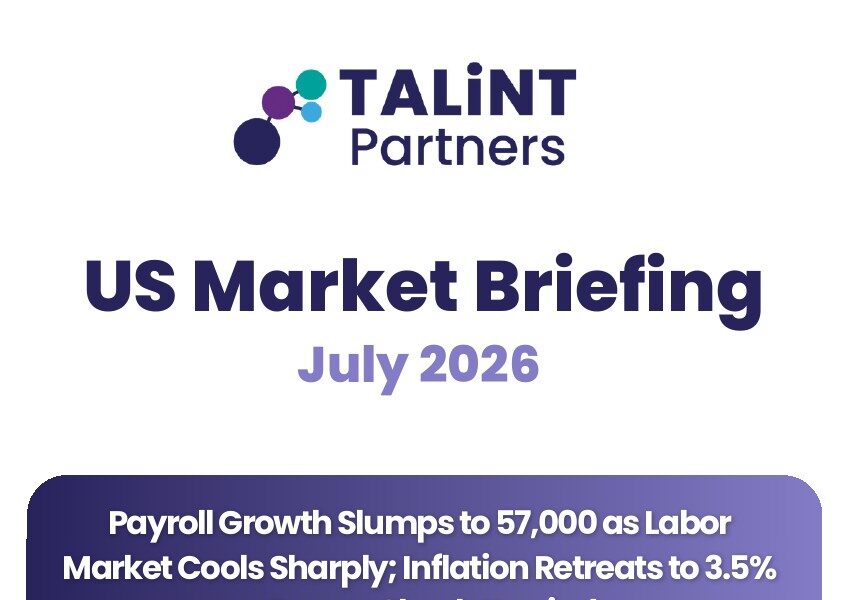 Cover of the US Market Briefing for July 2026