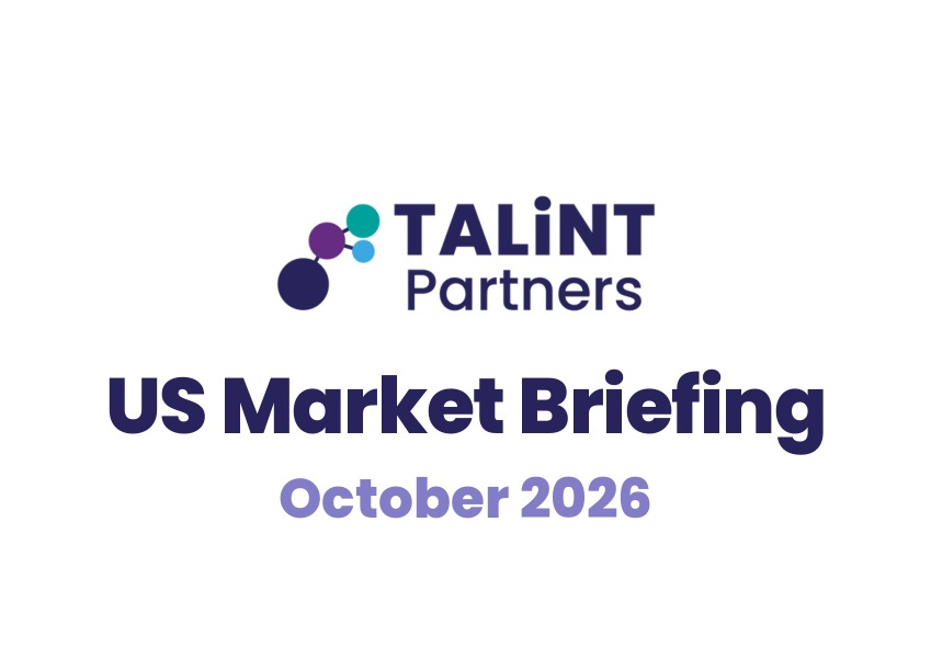US Market Briefing — October 2026, TALiNT Partners report cover